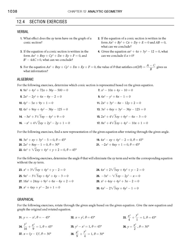 Algebra and Trigonometry - 